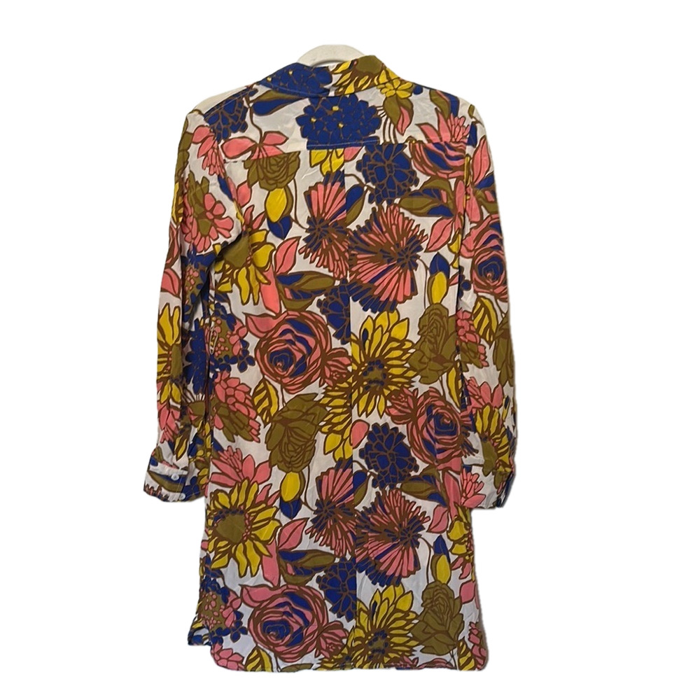 Trina Turk- Floral Button-Up Dress - Picture 3 of 5